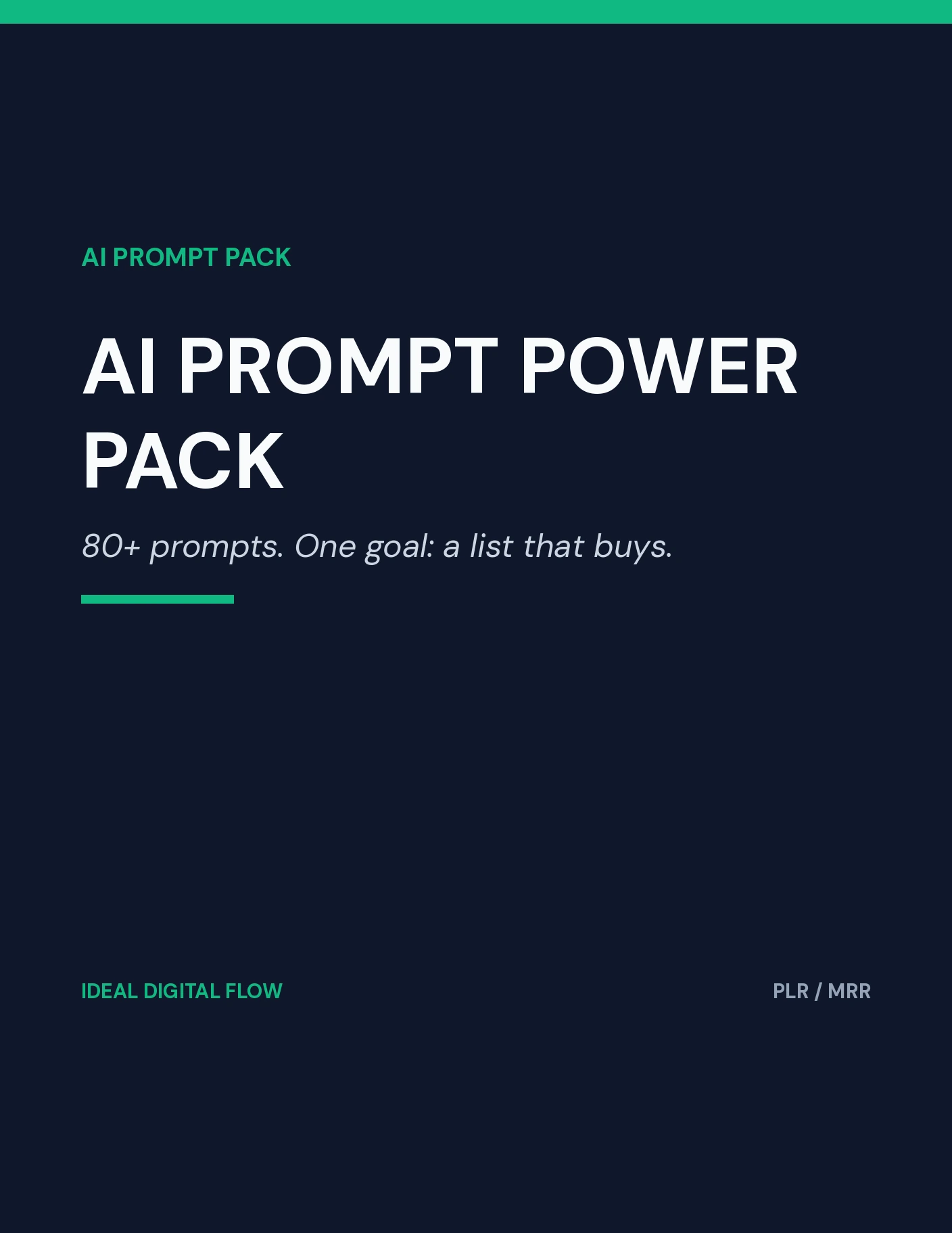 AI Prompt Power Pack cover — AI prompts for lead magnets