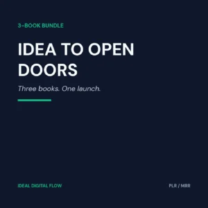 Idea to Open Doors cover — digital product business bundle