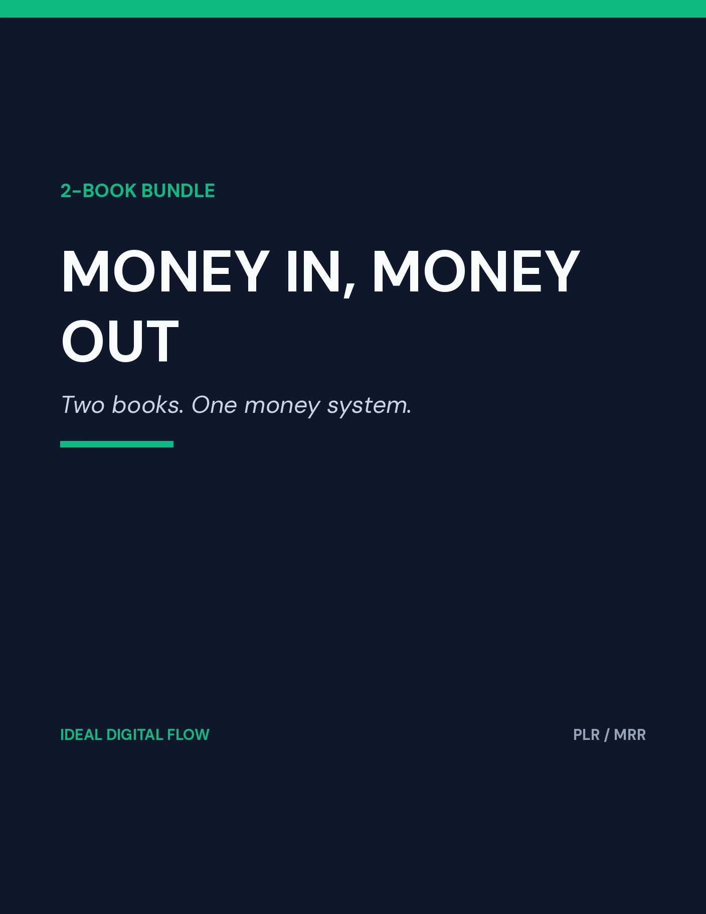 Money In, Money Out cover — bookkeeping and finance bundle for small business