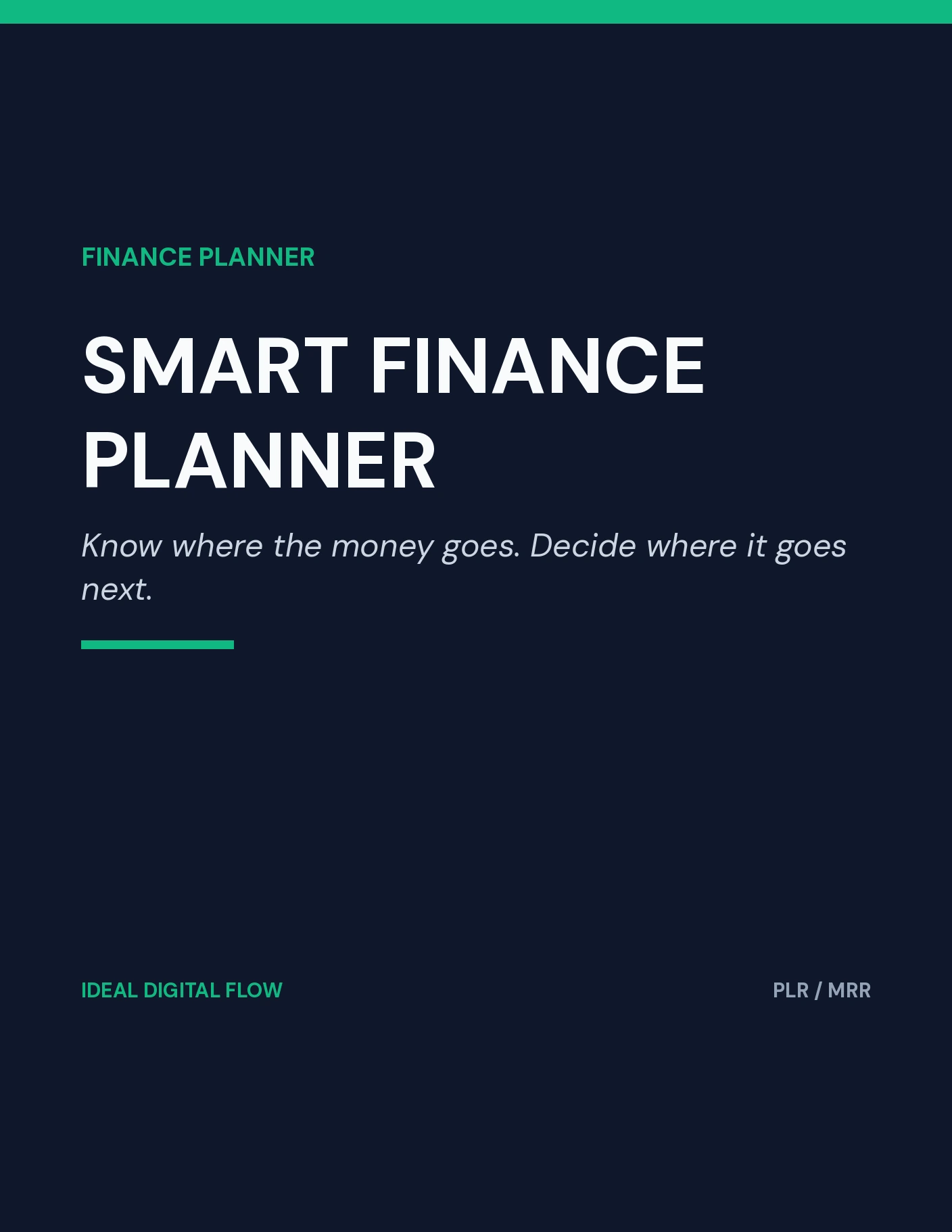 Smart Finance Planner cover — small business finance planner