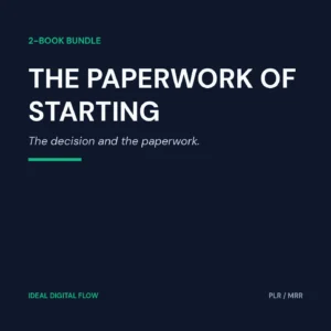 The Paperwork of Starting cover — business startup paperwork bundle